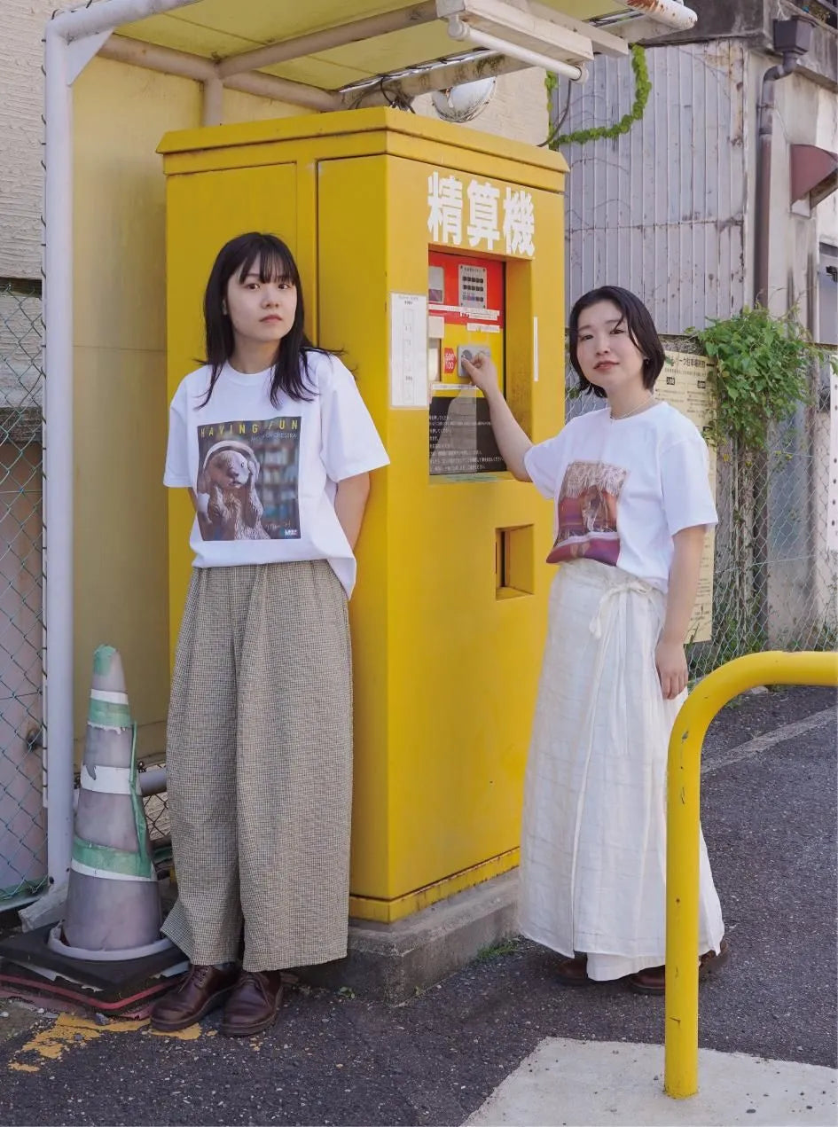 はしもとみお レコードTシャツ/ラッコちゃん